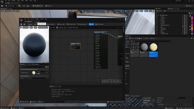 UE5 Сложный многослойный материал в Unreal Engine 5 Blend material смотреть онлайн