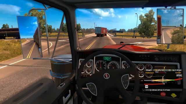 American Truck Simulator ATS 2016,прохождение #3. смотреть онлайн