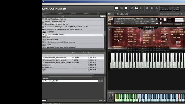 First look at Ilya Efimov Accordion Demo Using Kontakt смотреть онлайн