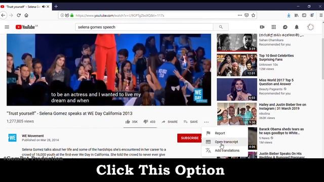 How To Download Youtube Subtitle As A Text At One Click смотреть онлайн