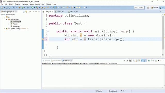 8. Programiranje - JAVA - ECLIPSE - Polimorfizam смотреть онлайн