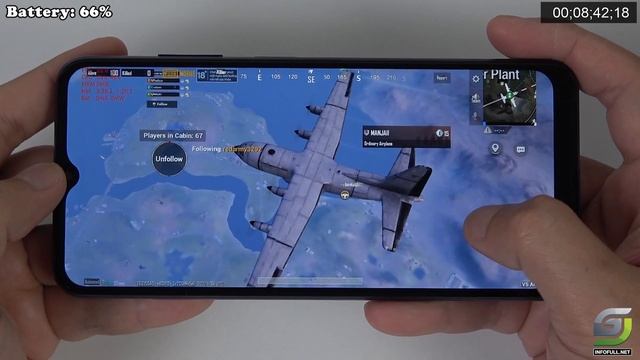 Samsung Galaxy A03s test game PUBG Mobile смотреть онлайн