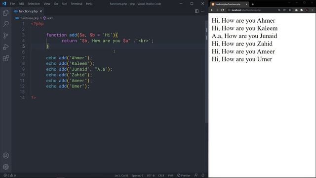Functions In PHP | Urdu & Hindi смотреть онлайн