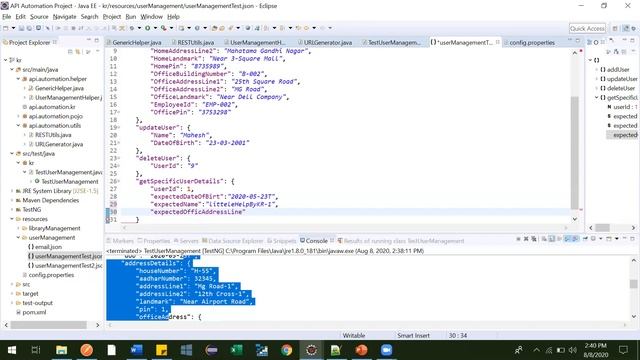 33 API Automation Framework Automate TC 003 Rest Assured, API Automation Playlist смотреть онлайн