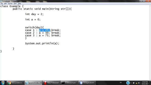 15 Nov 2017 - Switch Case Statement смотреть онлайн