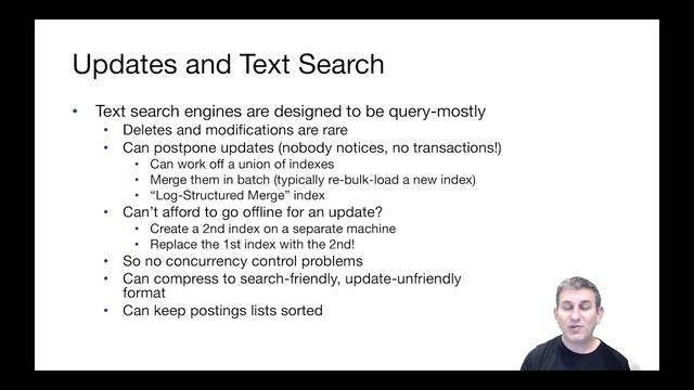 Lecture 15 Part 6 Updating Text Indexes смотреть онлайн