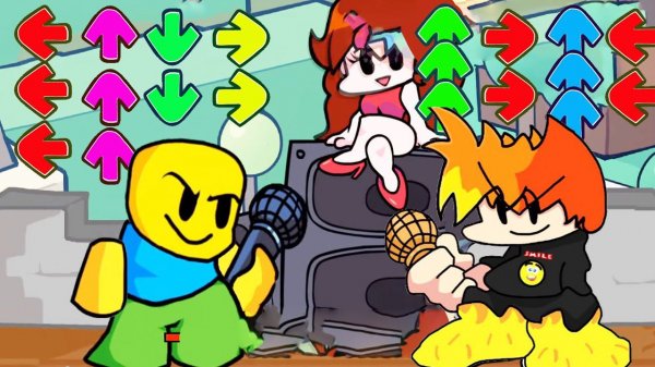 МАЛЫШ НУБИК против ФРЕДДИ в Friday Night Funkin Playable Noob Mod