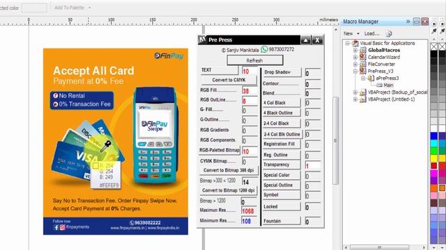 CorelDraw Pre-press Macro || Very Useful Tool || Must Watch смотреть онлайн