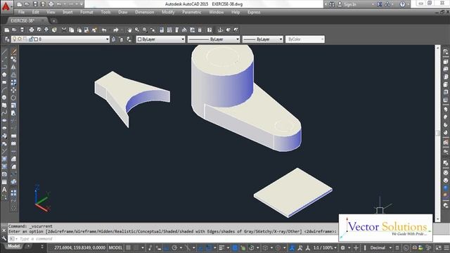3D Model in AutoCAD - Detailed Explanation смотреть онлайн