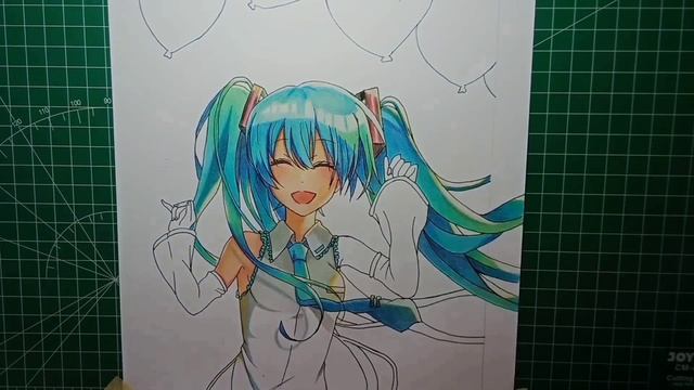 Drawing Hatsune Miku - MoiichiArt смотреть онлайн