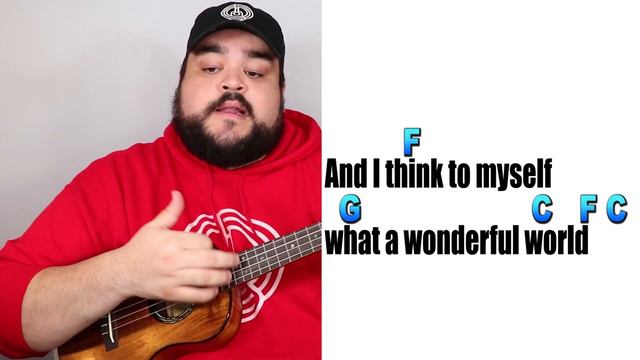 Somewhere Over The Rainbow/What A Wonderful World | Ukulele Cover with Chords смотреть онлайн