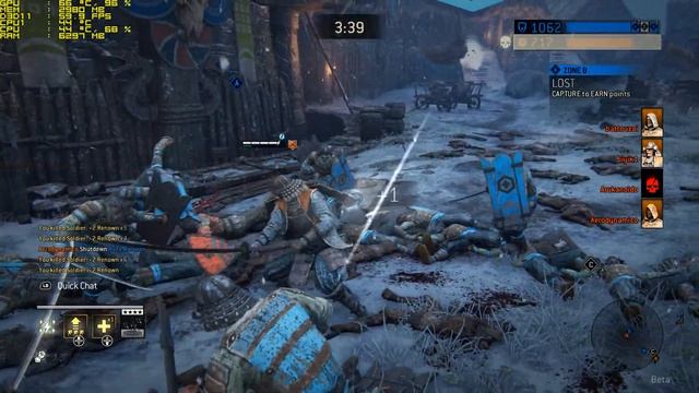 FOR HONOR - gameplay - i3 6100 3.7Ghz/GTX 960/16Gb DDR4 RAM смотреть онлайн