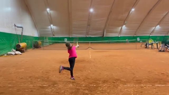 Большой теннис турнир для детей Кувшинова Елена 8 лет смотреть онлайн