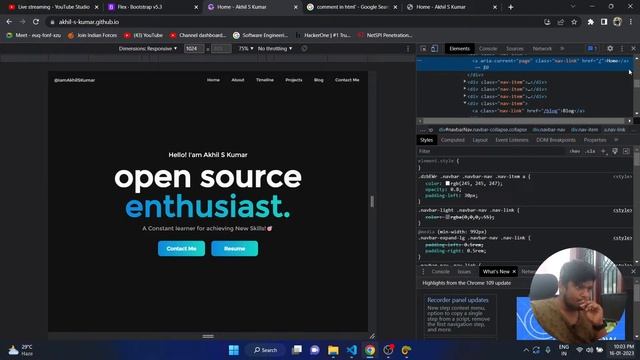 Portfolio Website with Bootstrap 5 in Malayalam | Part 2 | Bootstrap 5 Tutorials in Malayalam смотреть онлайн