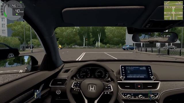 City Car Driving - Honda Accord Touring 2021 | Steering Wheel смотреть онлайн