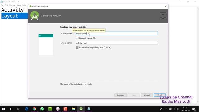 01 - Belajar Android Studio - Java - Membuat Project Android Studio смотреть онлайн