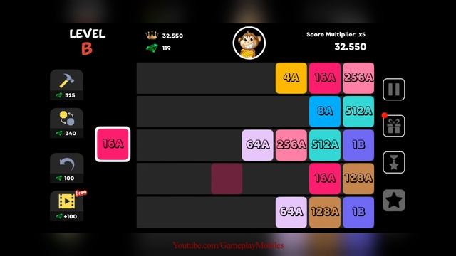 Merge Monkey Z - Merge Blocks 2048 Puzzle Game - Gameplay Walkthrough смотреть онлайн