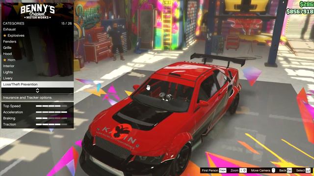 GTA 5 Mitsubishi Lancer Evo from Tokyo Drift Sultan RS NEW CAR bennys customization 2016 смотреть онлайн