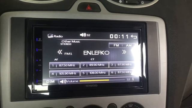 Ford Focus 2006 με Multimedia Kenwood смотреть онлайн