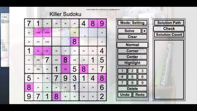 How to set a Killer Sudoku | Setting the Sudoku #1 смотреть онлайн