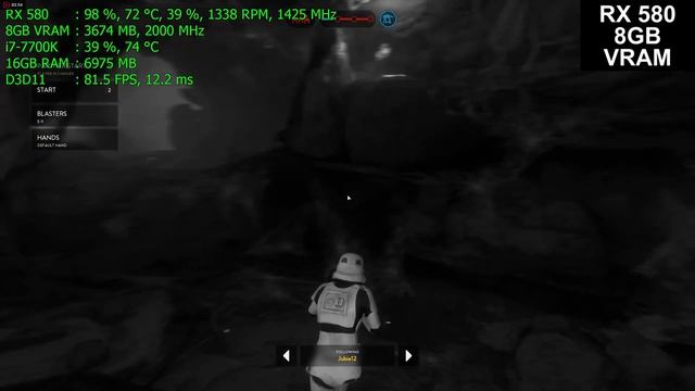 Star Wars Battlefront - RX 570 / 580 vs GTX 1060 3GB / 6GB - 1440p смотреть онлайн