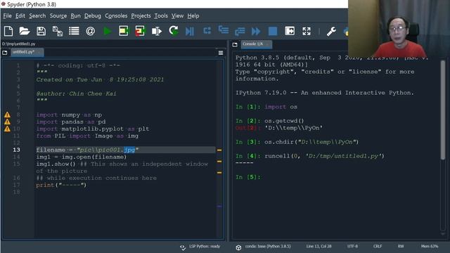 Python Programming - Images T08 - Image Demo (Part 1/5) смотреть онлайн