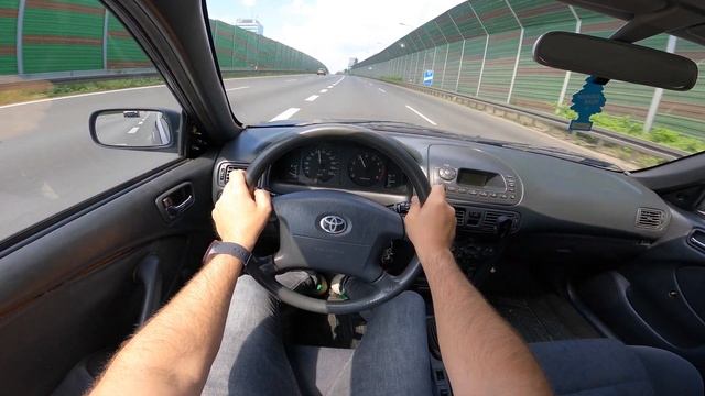 2001 Toyota Corolla | 96 HP | POV Test Drive смотреть онлайн