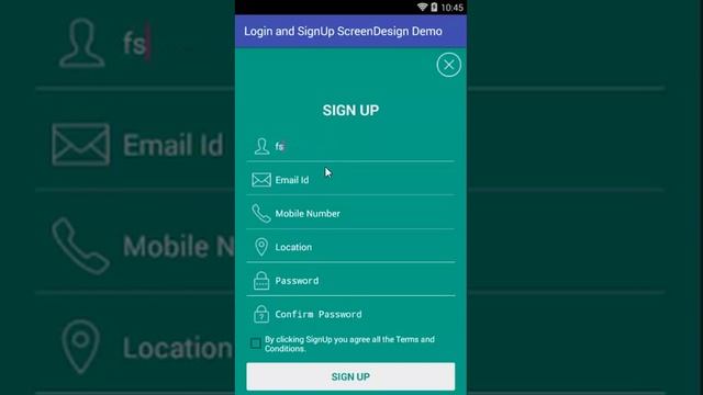 Login, SignUp and Forgot Password Design Android Studio смотреть онлайн