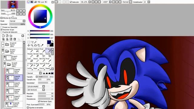 Sonic.exe NB Remake - System Overload - Speed Art смотреть онлайн
