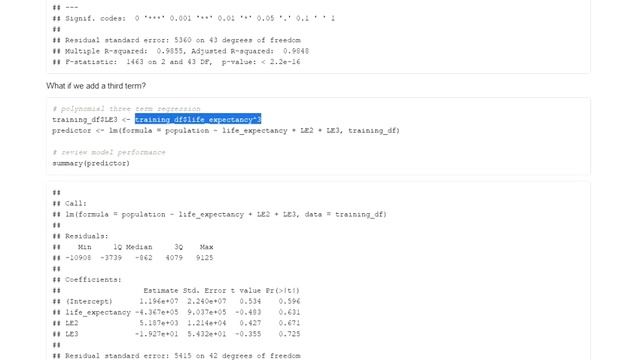 [EN 4] polynomial regression in R смотреть онлайн