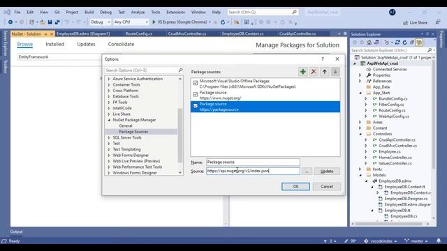 How to Manage packages for solution visual studio Fix Error | NuGet.org as a package | with BeSmart смотреть онлайн