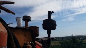 Запуск комбайна НИВА СК 5 после зимней стоянки