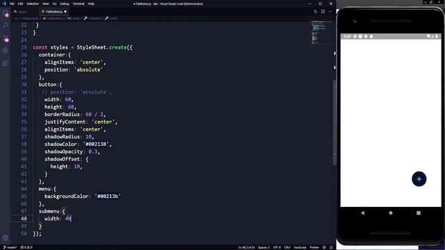 Criando um Fab button de verdade com React Native смотреть онлайн