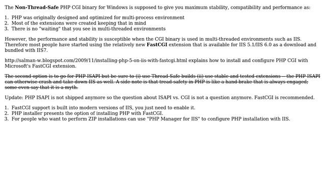DevOps & SysAdmins: PHP installation on IIS: ISAPI or CGI? (3 Solutions!!) смотреть онлайн