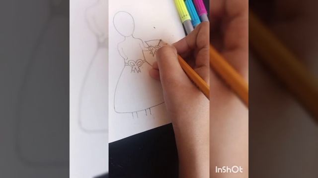 Amazing doll sketching BW Art & craft смотреть онлайн