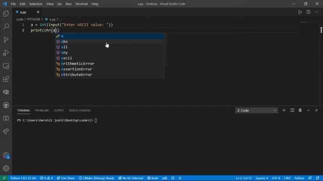 Python Program to Find ASCII Value of Character || Python Programming || Python tutorial || #Pytho смотреть онлайн