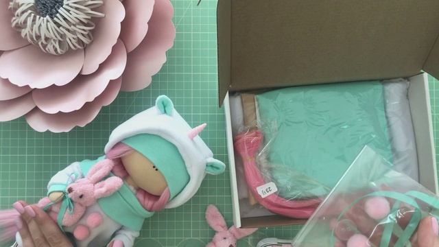 Набор для шитья куклы - текстильная кукла Глория| Handmade Fabric Toy смотреть онлайн