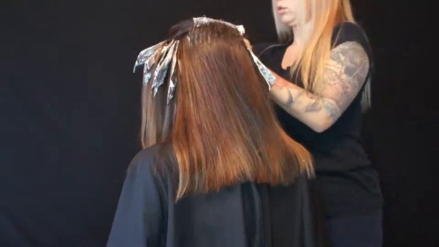 ОМБРЕ. Преображение и техника окрашивания волос от Nina Chili. смотреть онлайн