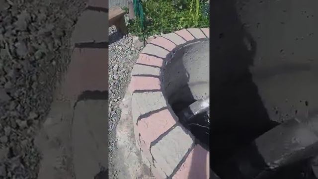 декоративная отделка колодеца для скважины из плиточного клея? смотреть онлайн