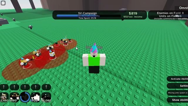 Beating Grassland Defense On World: Tower Defense's Campaign Mode (World: Tower Defense Update)