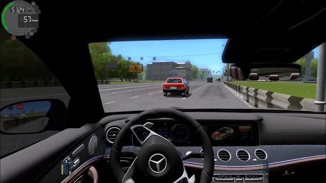 Обзор Мерсэдэс AMG E63 S City Car Driving