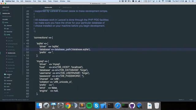 Laravel Básico - Trocando para SQLite - Aula 3.5 смотреть онлайн