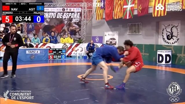 1/16 SAMBO 71Kg: ROMERO GORRÍA, IVAN (NAV) PALACIO MUÑIZ, JAVIER (AST) смотреть онлайн