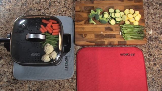 Fresh Vegetables Steam Basics - Vitachef ™ http://www.vitachef.com - Steamer Skillet Recipe смотреть онлайн