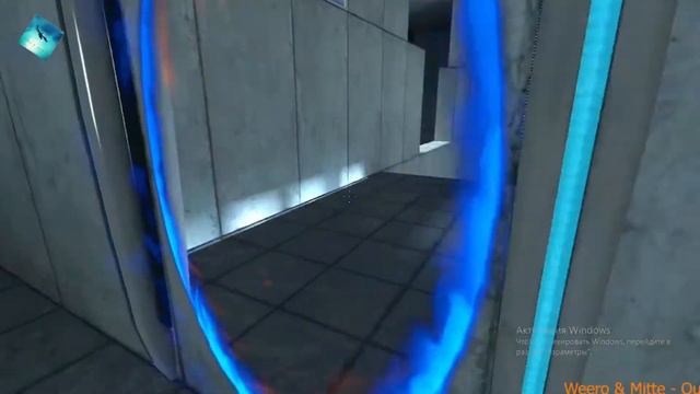 Искажённый портал №1. Прохождение игры Portal с 1-5 уровни. (Portal). смотреть онлайн