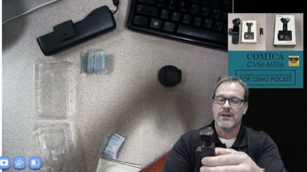 Comica CVM-MT06 - Stereo Mic for the Osmo Pocket
