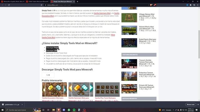 INSTALA MODS en MINECRAFT Java 1.19 *Muy FÁCIL y RÁPIDO* | MINECRAFT FORGE смотреть онлайн