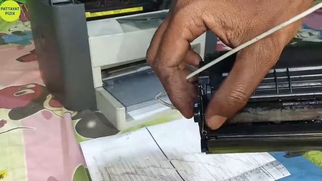 How to Repaire 12A Catriage of hp 1005 laserjet printer,hp printing problem solutions смотреть онлайн