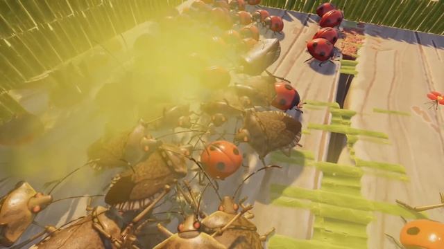 GROUNDED BUG BATTLE 50 Stinkbugs vs 50 Ladybugs! Who Wins? смотреть онлайн