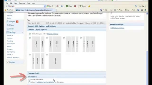 Tutorial on Wordpress CMS 3.0 - Managing Content Pages - Part 2 смотреть онлайн